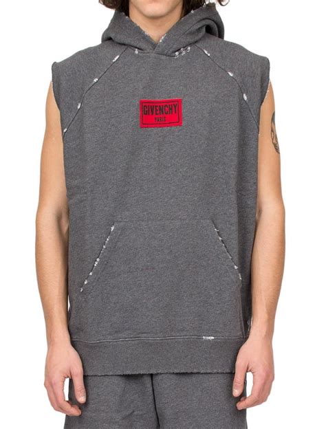 givenchy hoodie mwn|luxury sleeveless hoodie men.